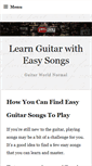 Mobile Screenshot of guitarworldnormal.com